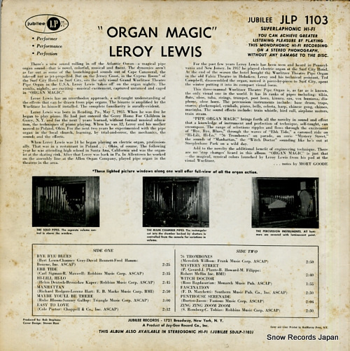 륤 organ magic JLP1103