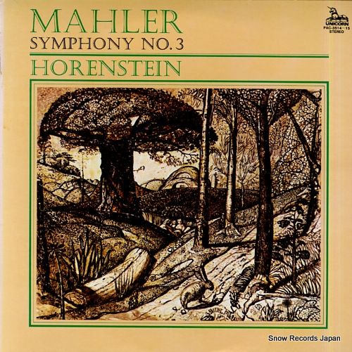 HORENSTEIN, JASCHA mahler; symphony no.3 PAC-3514-15