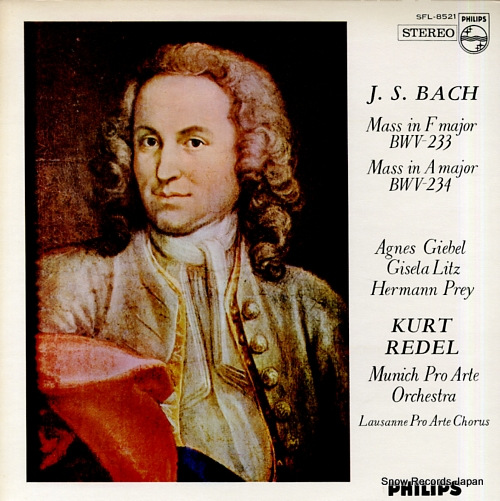 REDEL, KURT bach; mass in f major & a major SFL-8521