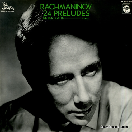 KATIN, PETER rachmaninov; 24 preludes OS-2908-9-UC