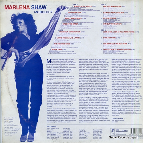 SHAW, MARLENA anthology LPSBPJ2