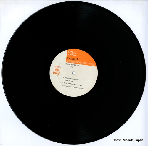 WINTER, JOHNNY live johnny winter and SOPC57108