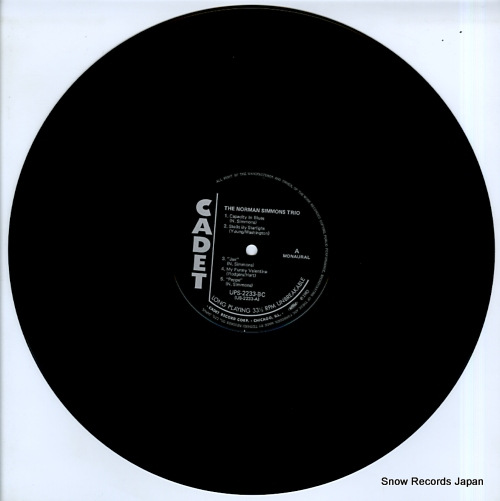 SIMMONS, NORMAN the norman simmons trio UPS-2233-BC
