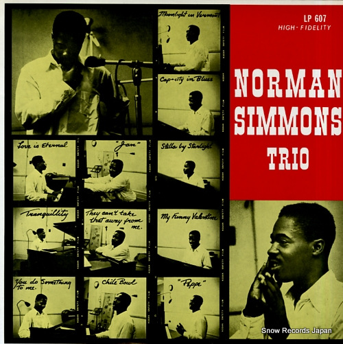 SIMMONS, NORMAN the norman simmons trio UPS-2233-BC
