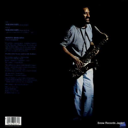 ROLLINS, SONNY the solo album M-9137
