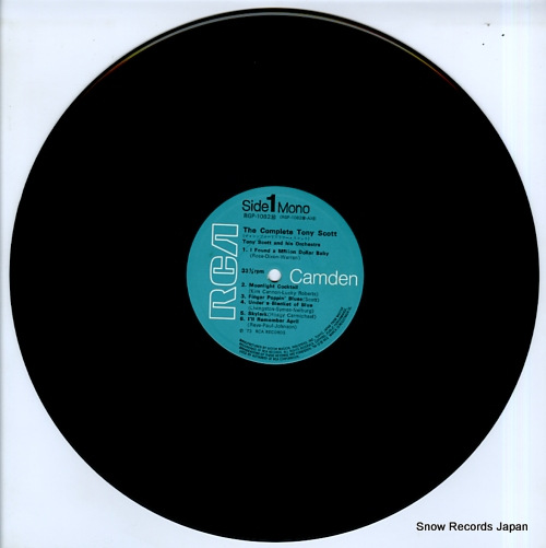 SCOTT, TONY the complete tony scott RGP-1082(M)
