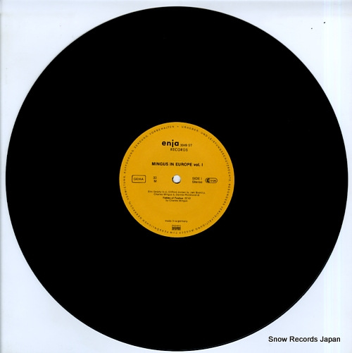 MINGUS, CHARLES mingus in europe volume 1 ENJA3049