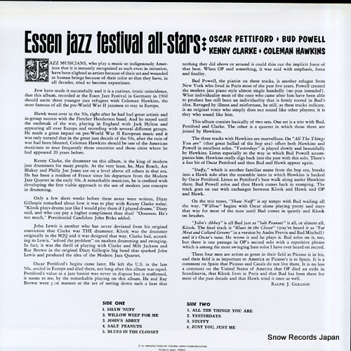 POWELL, BUD essen jazz festival all-stars NLP2013