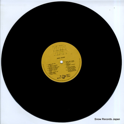 CASSIDY, DAVID gold disc BLPN-7