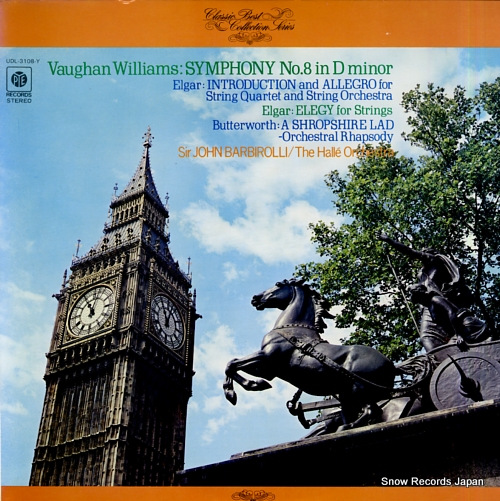 BARBIROLLI, JOHN vaughan williams; symphony no.8 in d minor UDL-3108-Y