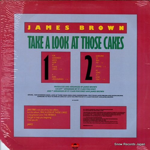 BROWN, JAMES take a look at those cakes PD-1-6181