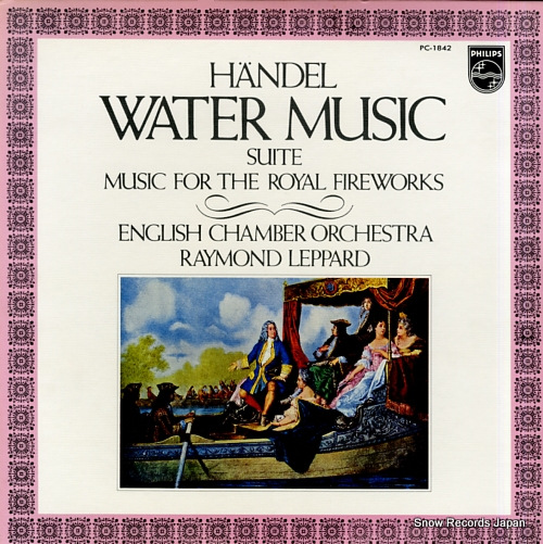 LEPPARD, RAYMOND handel; water music suite PC-1842