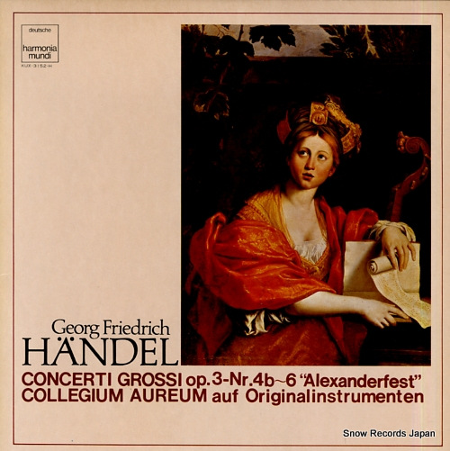 COLLEGIUM AUREUM handel; concerti grossi op.3-nr.4b-6 KUX-3152-H