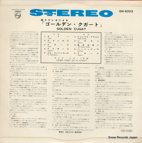 CUGAT, XAVIER golden cugat SM-6003