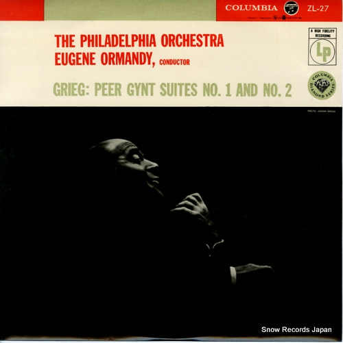 ORMANDY, EUGENE grieg; peer gynt suites no.1 & 2 ZL-27