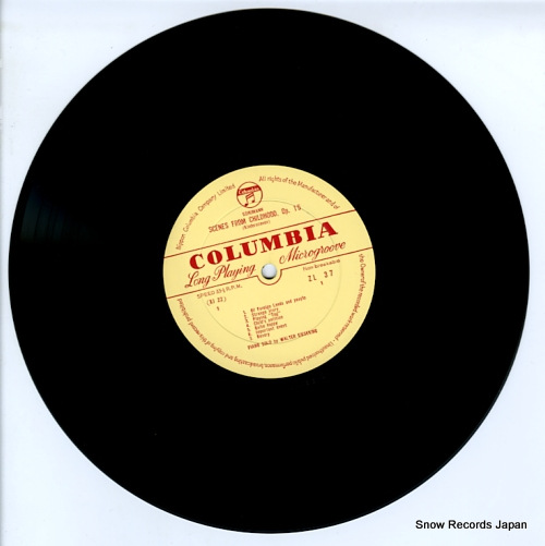 GIESEKING, WALTER schumann; scenes from childhood, op.15 ZL-37