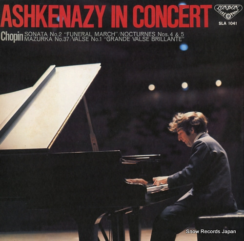ASHKENAZY, VLADIMIR ashkenazy in concert SLA1041