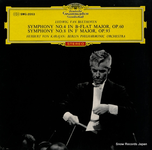 KARAJAN, HERBERT VON beethoven; symphony no.4 & 8 SMG-2053