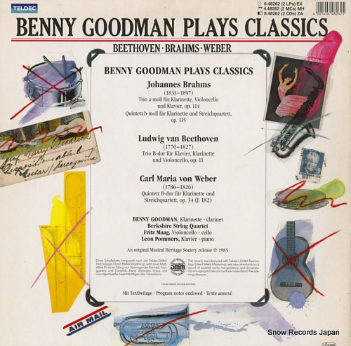 GOODMAN, BENNY benny goodman plays classics 6.48262