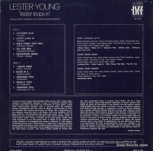 YOUNG, LESTER lester leaps in BLJ8021