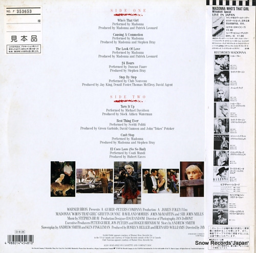 MADONNA who's that girl P-13544