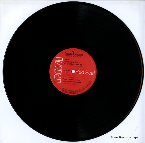 TOSCANINI, ARTURO brahms; symphony no.1 c minor op.68 SRA-8019