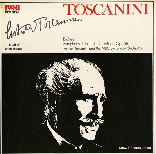 TOSCANINI, ARTURO brahms; symphony no.1 c minor op.68 SRA-8019