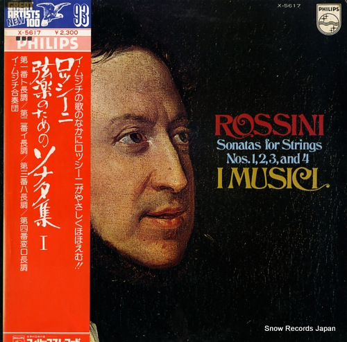I MUSICI rossini; sonatas for strings nos.1, 2, 3, and 4 X-5617