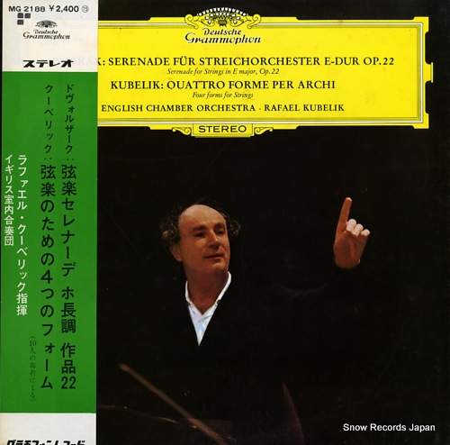 KUBELIK, RAFAEL dvorak; serenade for string in e major, op.22 MG2188
