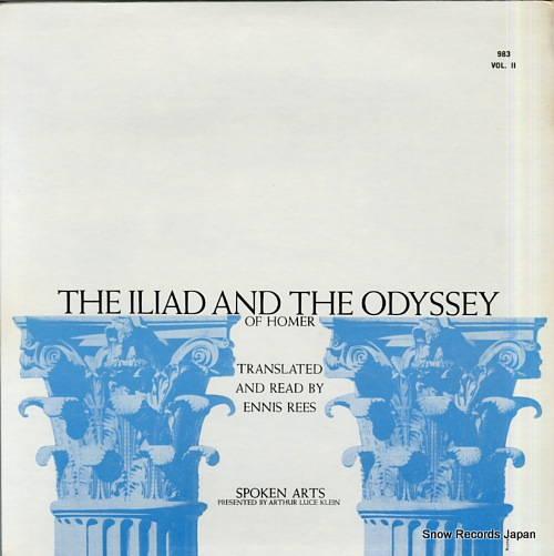 ˥꡼ the iliad and the odyssey of homer SA983