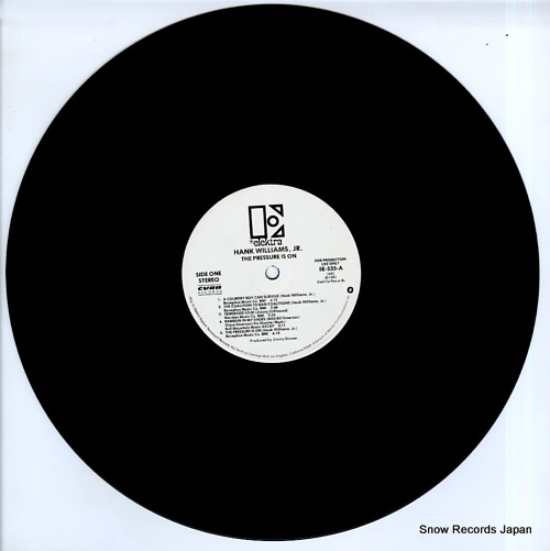 WILLIAMS, HANK, JR. the pressure is on 5E-535