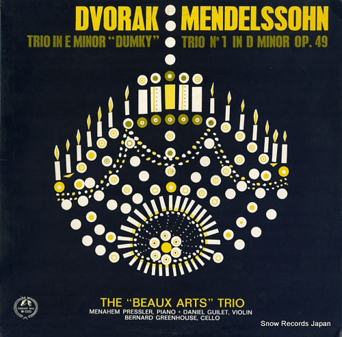 BEAUX ARTS TRIO dvorak; trio in e minor 