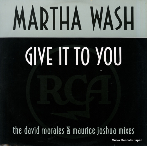 WASH, MARTHA give it to you 7432113656-1 - front cover