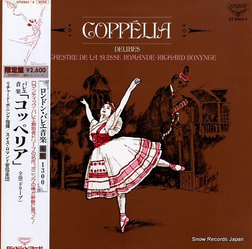 BONYNGE, RICHARD delibes; coppelia GT9303