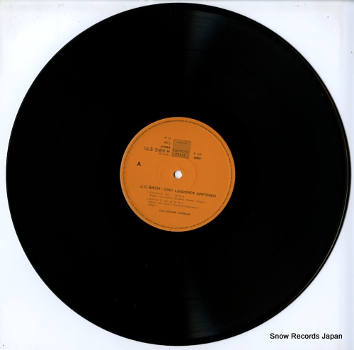 COLLEGIUM AUREUM bach; drei londoner sinfonien ULS-3169-H
