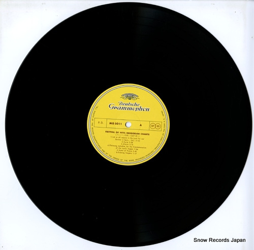 BENEDICTINE AND FRANCISCAN festival of hits gregorian chants MG5011