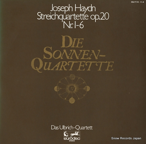 DAS ULBRICH-QUARTETT haydn; streichquartette op.20 nr.1-6 OQ-7110-11-K