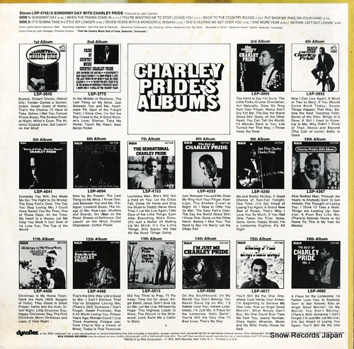 PRIDE, CHARLEY a sunshiny day with charley pride LSP-4742