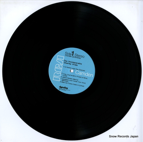 PRIDE, CHARLEY the incomparable charley pride CAS-2584