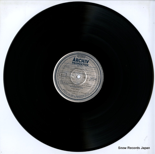 WALCHA, HELMUT bach; archiv produktion SLAM-60