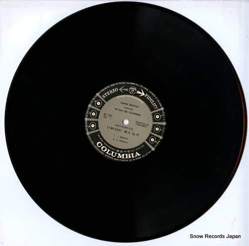 BERNSTEIN, LEONARD shostakovitch; symphony no.5 op.47 RS-129
