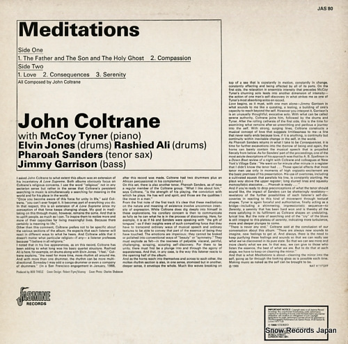 COLTRANE, JOHN meditations JAS80
