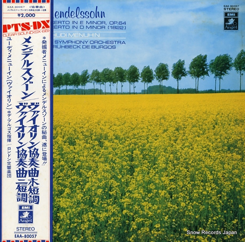 DE BURGOS, RAFAEL FRUHBECK mendelssohn; violin concerto EAA-80057