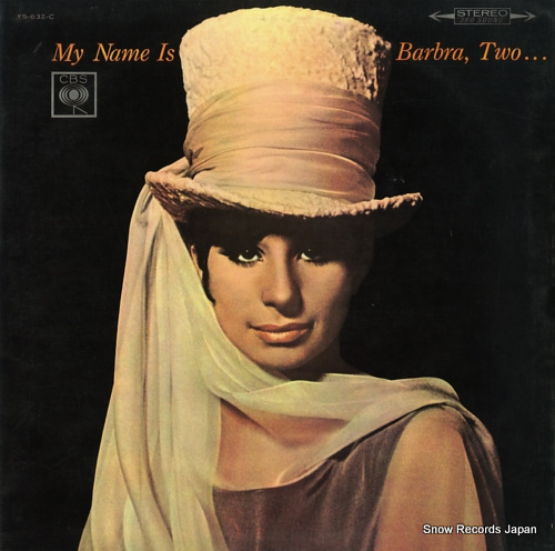 STREISAND, BARBRA my mane is barbra, two YS-632-C