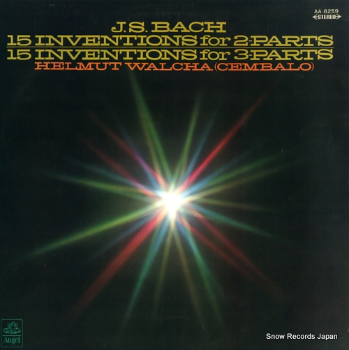 WALCHA, HELMUT bach; 15 inventions for 2.3 parts AA-8259
