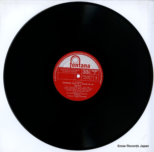 MENGELBERG, WILLEM beethoven; symphony no.6 