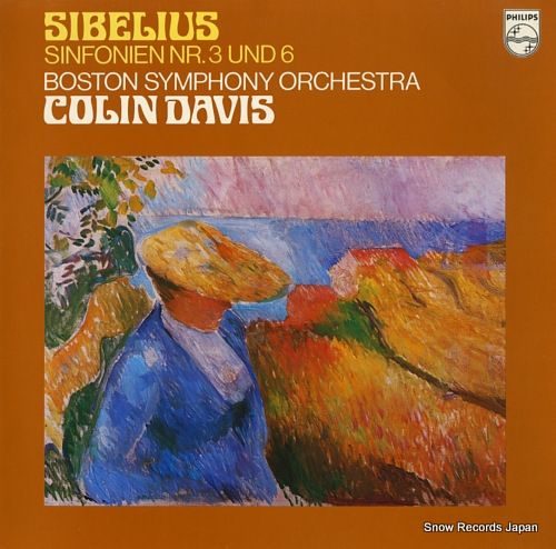DAVIS, COLIN sibelius; symphony nos.3 and 6 9500142