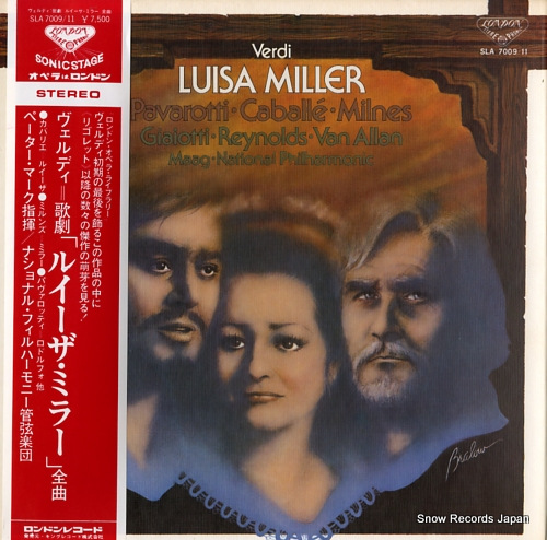 MAAG, PETER verdi; luisa miller SLA7009/11 - front cover