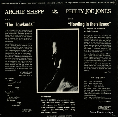 SHEPP, ARCHIE, AND PHILLY JOE JONES archie shepp & philly joe jones 30AM6102