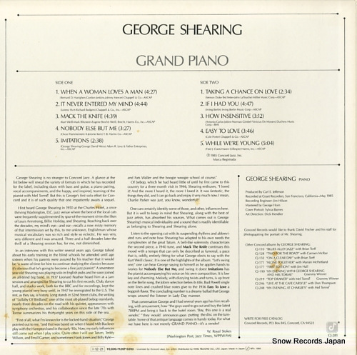 SHEARING, GEORGE grand piano K26P-6393